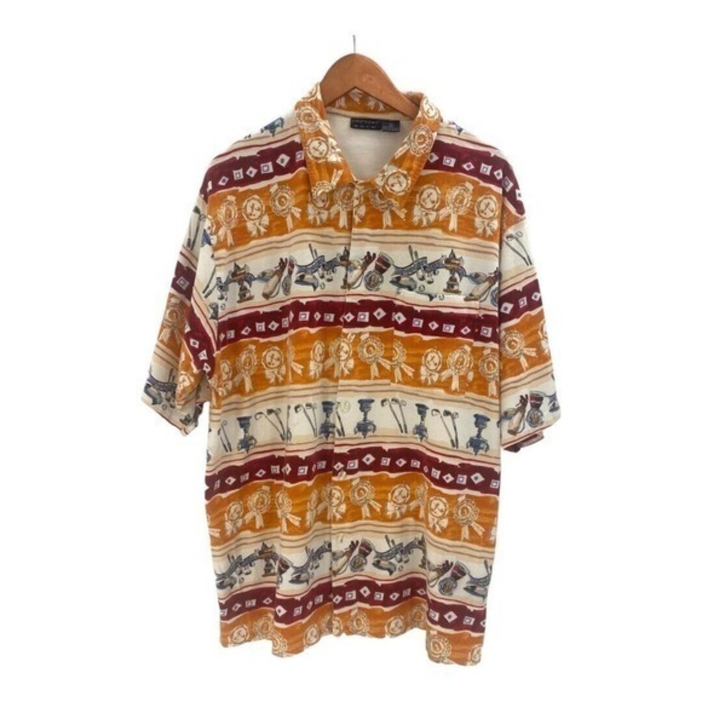 Chip Shot Golf‎ Graphics Shirt Button Soft Cotton Men's XL "The Soul of Golf " - Picture 4 of 15